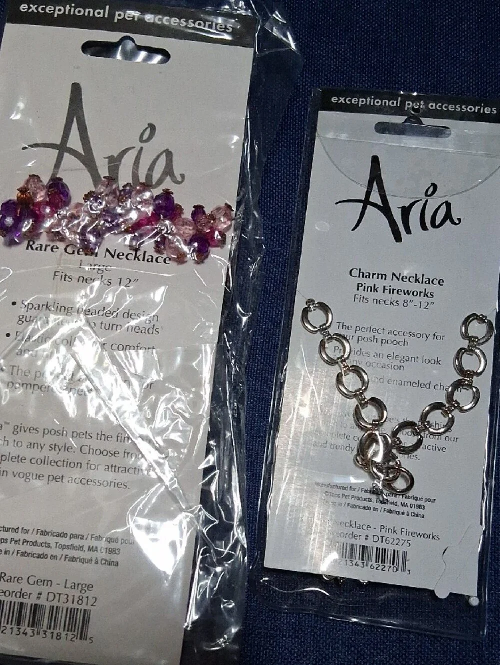 Aria Pink and Purple Beaded Necklace with Silver Chain Charm